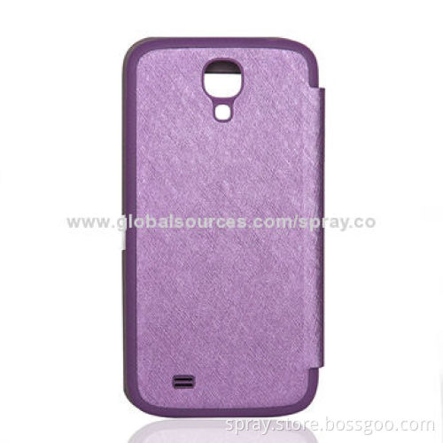 Top Seller Fashion Newest Leather Flip Smart View Battery Cover Case for Samsung Galaxy S4 IV, OEM